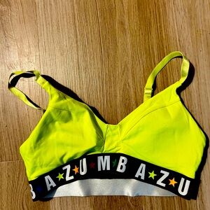 Yellow light zumba sports bra💛